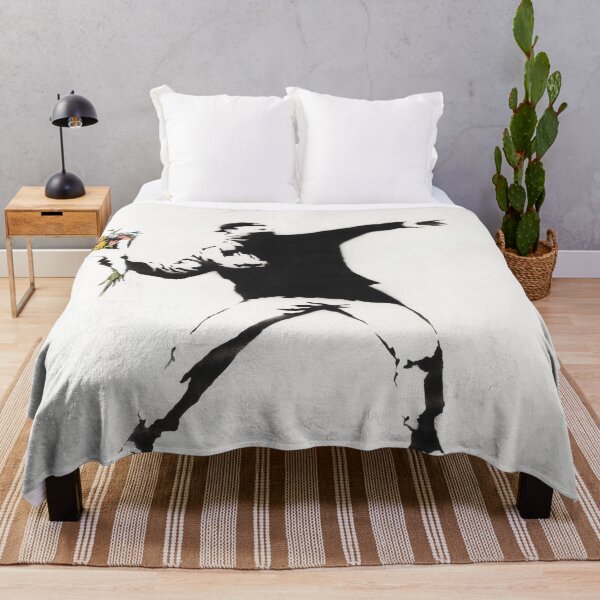 Item preview, Flower Thrower Banksy designed and sold by Teecha.