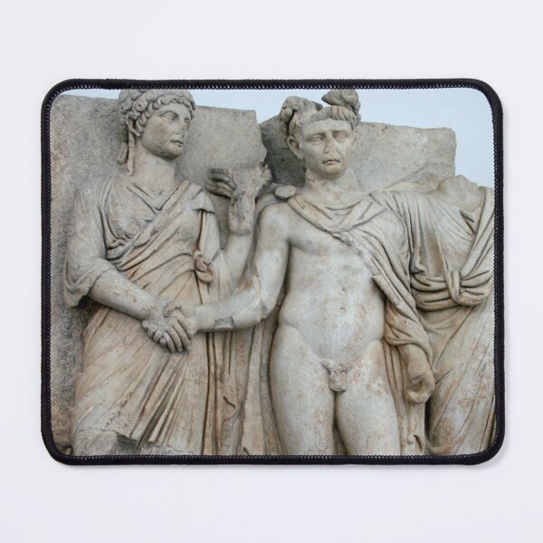 Item preview, Klaudios and Agrippina Sebastion Relief Classical Art designed and sold by taiche.