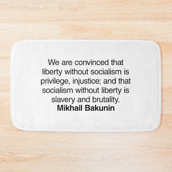 Item preview, Mikhail Bakunin Communist Quote. Best Gift for a Mikhail Bakunin's Socialist Fan (Communism quotes). designed and sold by margaretgiles.