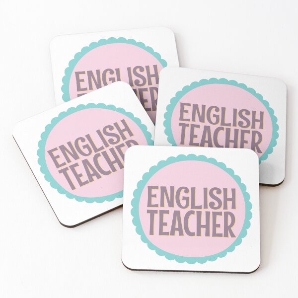 Item preview, English Teacher pastel designed and sold by Think4Prints.