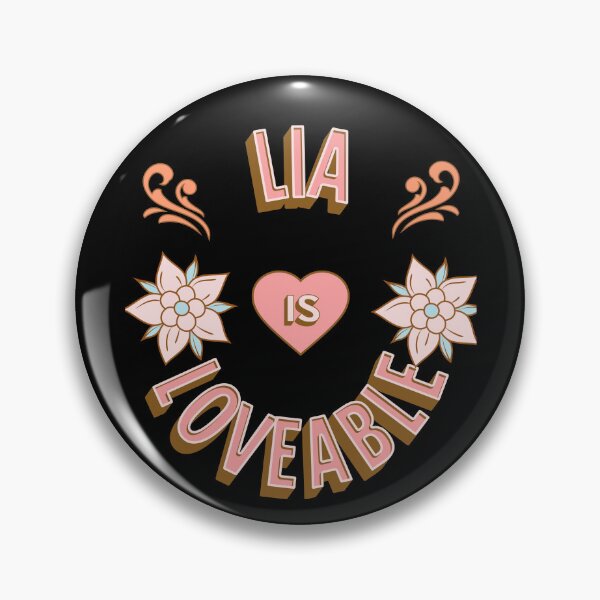 Item preview, Lia is Loveable - First Names - Birthday Gifts - Alliteration Fans designed and sold by epicthoughts.