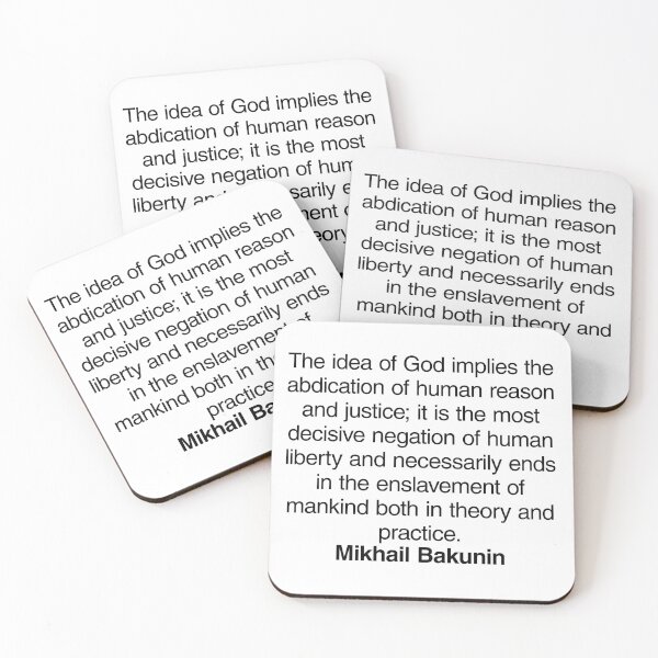 Item preview, Mikhail Bakunin Communist Quote. Best Gift for a Mikhail Bakunin's Socialist Fan (Communism quotes). designed and sold by margaretgiles.