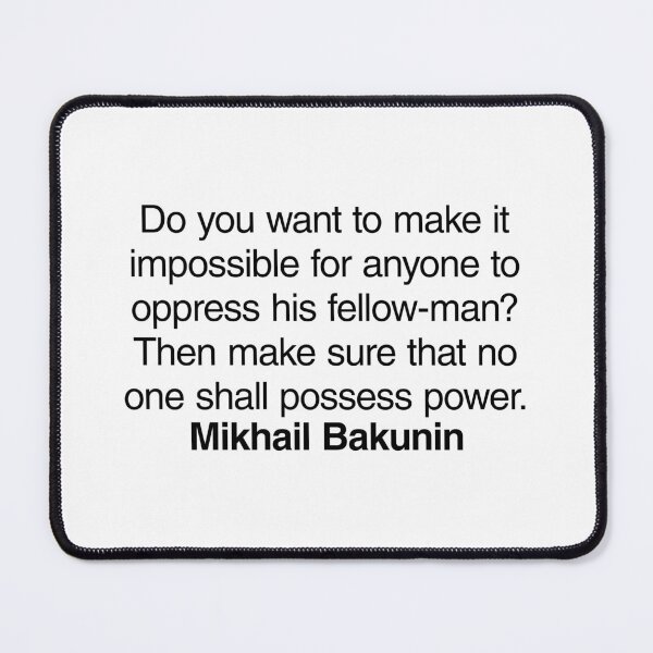 Item preview, Mikhail Bakunin Communist Quote. Best Gift for a Mikhail Bakunin's Socialist Fan (Communism quotes). designed and sold by margaretgiles.
