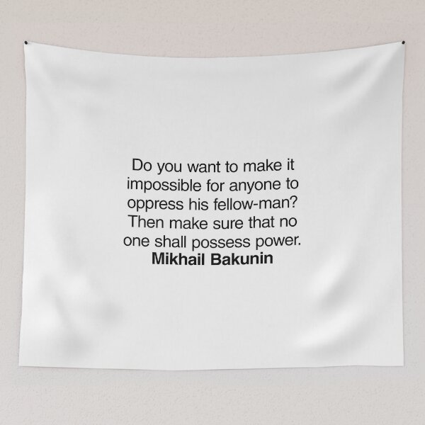 Item preview, Mikhail Bakunin Communist Quote. Best Gift for a Mikhail Bakunin's Socialist Fan (Communism quotes). designed and sold by margaretgiles.