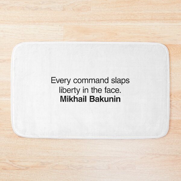 Item preview, Mikhail Bakunin Communist Quote. Best Gift for a Mikhail Bakunin's Socialist Fan (Communism quotes). designed and sold by margaretgiles.