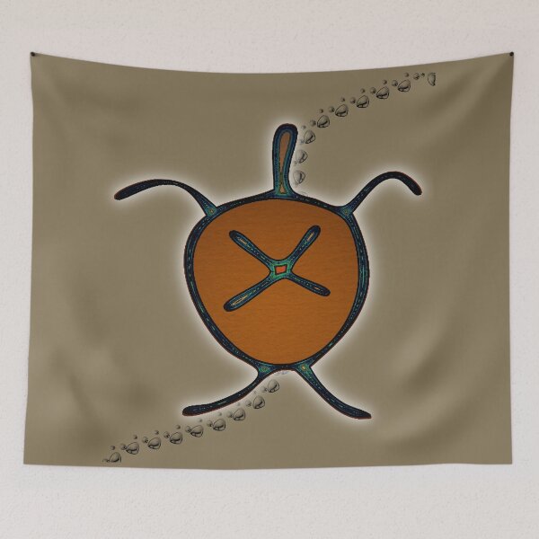Item preview, Puerto Rico Taino Turtle Symbol  designed and sold by SoLunAgua ..