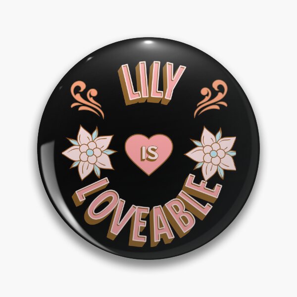 Item preview, Lily is Loveable - First Names - Birthday Gifts - Alliteration Fans designed and sold by epicthoughts.