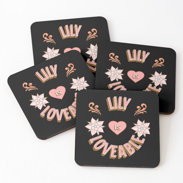 Item preview, Lily is Loveable - First Names - Birthday Gifts - Alliteration Fans designed and sold by epicthoughts.