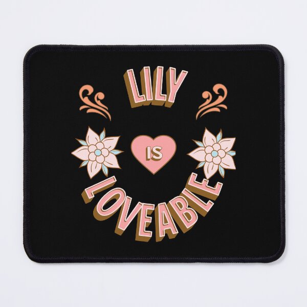 Item preview, Lily is Loveable - First Names - Birthday Gifts - Alliteration Fans designed and sold by epicthoughts.