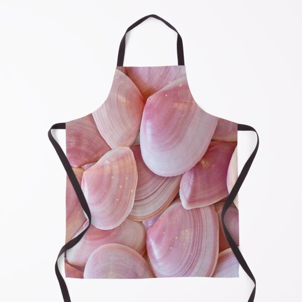 Item preview, lovely delicate pink sea wallpaper-pattern of small-shinig shells designed and sold by badretop.
