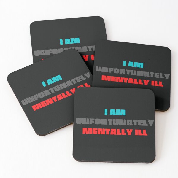 Item preview, I am unfortunately Mentally ill Bold Typography  designed and sold by garniturex.