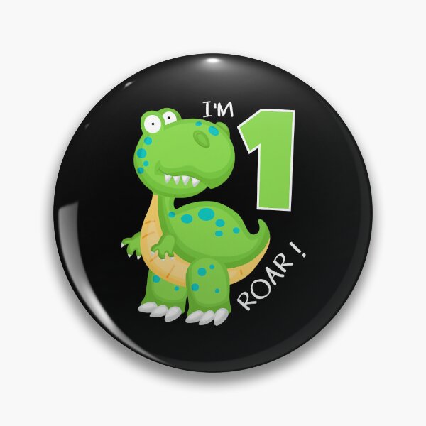 Item preview, Dinosaurs 1st Birthday Boy 1 Year Old Cute Dino Roar Im 1 designed and sold by PameGraha.