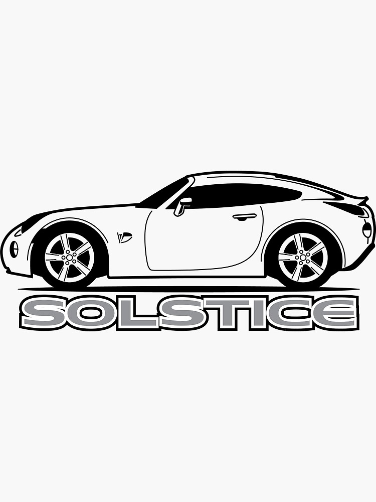 "Solstice coupe side" Sticker by HappySol Redbubble