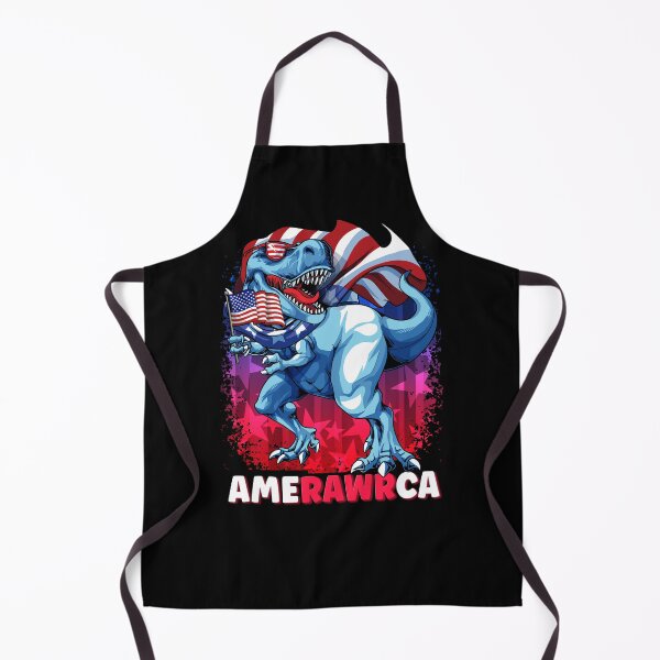 Aperçu de l'œuvre Dinosaure T-Rex du 4 juillet AmeRAWRca créée et vendue par Meliafroggy.