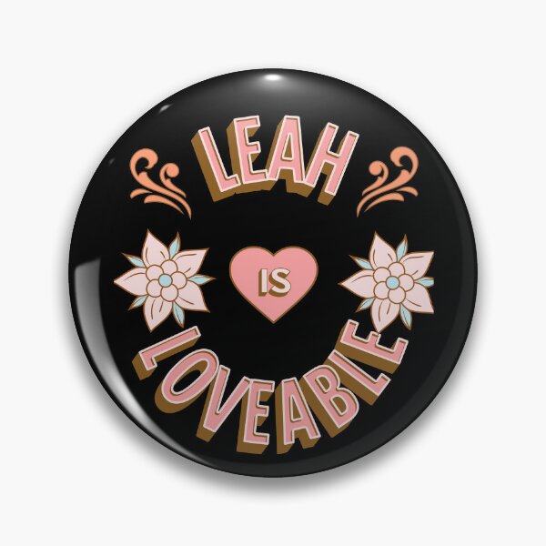 Item preview, Leah is Loveable - First Names - Birthday Gifts - Alliteration Fans designed and sold by epicthoughts.
