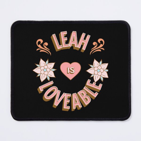 Item preview, Leah is Loveable - First Names - Birthday Gifts - Alliteration Fans designed and sold by epicthoughts.