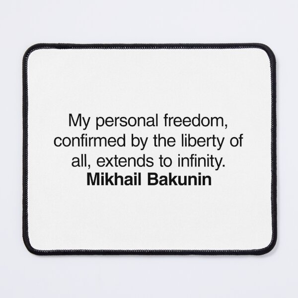 Item preview, Mikhail Bakunin Communist Quote. Best Gift for a Mikhail Bakunin's Socialist Fan (Communism quotes). designed and sold by margaretgiles.