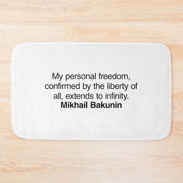 Item preview, Mikhail Bakunin Communist Quote. Best Gift for a Mikhail Bakunin's Socialist Fan (Communism quotes). designed and sold by margaretgiles.