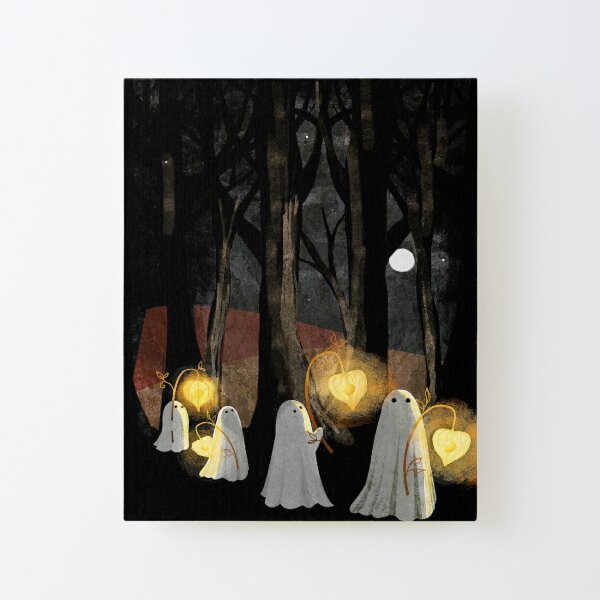 Ghost Parade Canvas Mounted Print