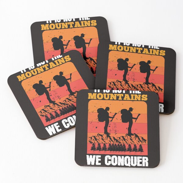 Item preview, It Is Not The Mountains We Conquer But Ourselves designed and sold by RED FIR.