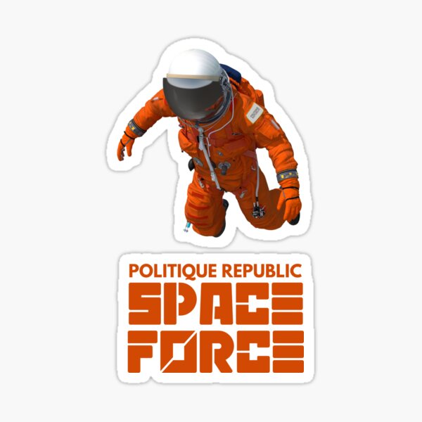 Politique Republic Space Force Sticker