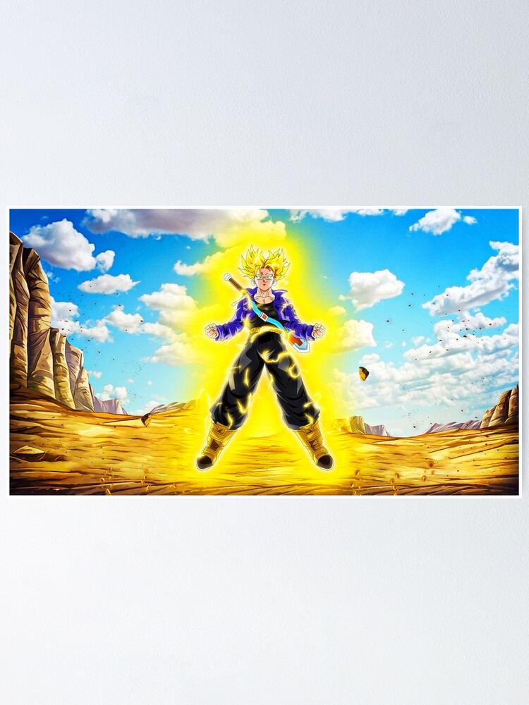 "Trunks SSJ DBZ" Poster for Sale by DrWolfstark Redbubble