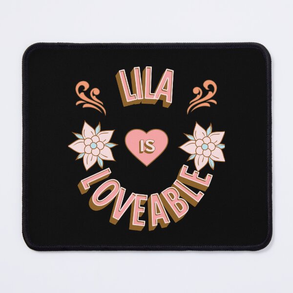 Item preview, Lila is Loveable - First Names - Birthday Gifts - Alliteration Fans designed and sold by epicthoughts.