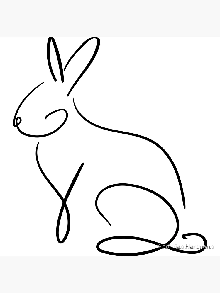 Pin by Sherri Penn on tattoo ideas | Bunny drawing, Rabbit drawing easy, Bunny  tattoos