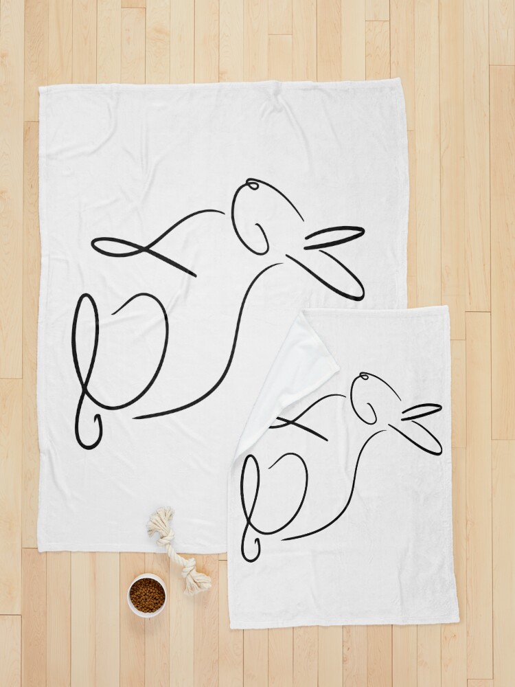 Picasso rabbit online blanket