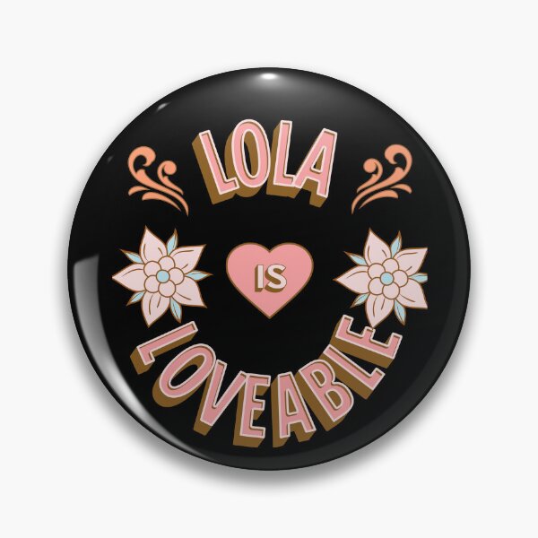 Item preview, Lola is Loveable - First Names - Birthday Gifts - Alliteration Fans designed and sold by epicthoughts.