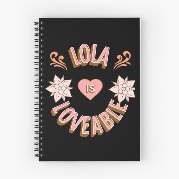 Item preview, Lola is Loveable - First Names - Birthday Gifts - Alliteration Fans designed and sold by epicthoughts.