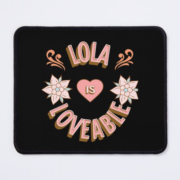 Item preview, Lola is Loveable - First Names - Birthday Gifts - Alliteration Fans designed and sold by epicthoughts.
