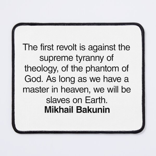Item preview, Mikhail Bakunin Communist Quote. Best Gift for a Mikhail Bakunin's Socialist Fan (Communism quotes). designed and sold by margaretgiles.