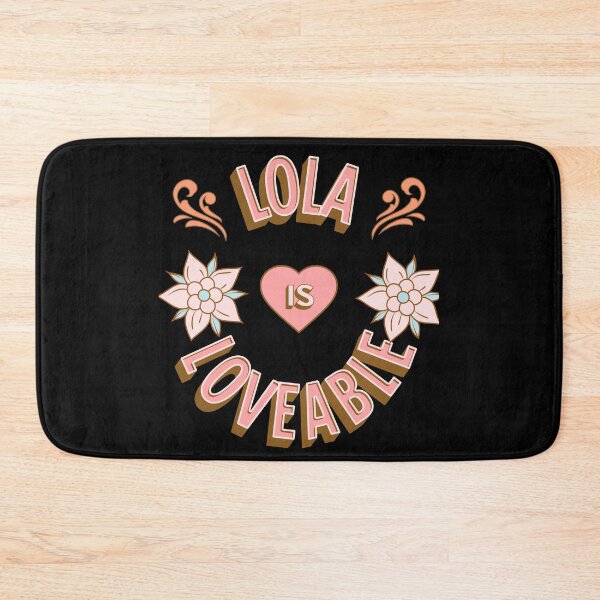 Item preview, Lola is Loveable - First Names - Birthday Gifts - Alliteration Fans designed and sold by epicthoughts.