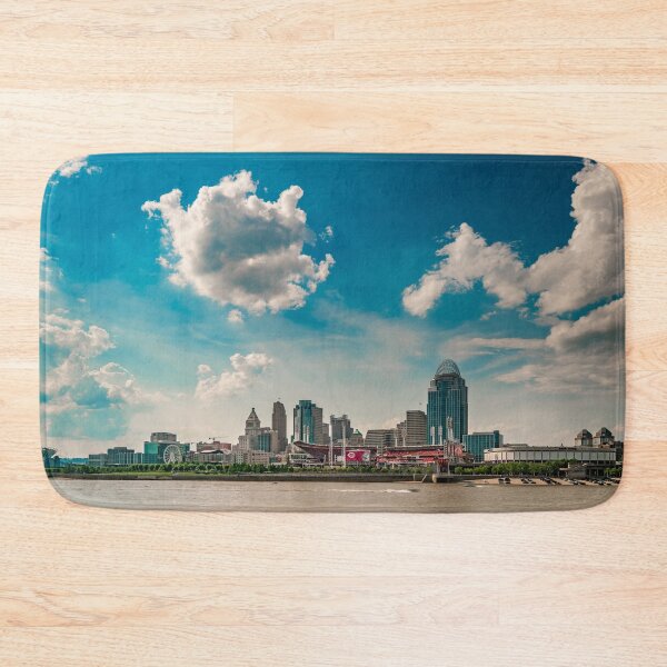 Item preview, Cincinnati Ohio Reds Day Game and Skyline designed and sold by DaveFilm.