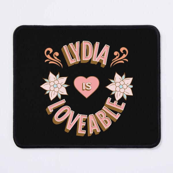 Item preview, Lydia is Loveable - First Names - Birthday Gifts - Alliteration Fans designed and sold by epicthoughts.