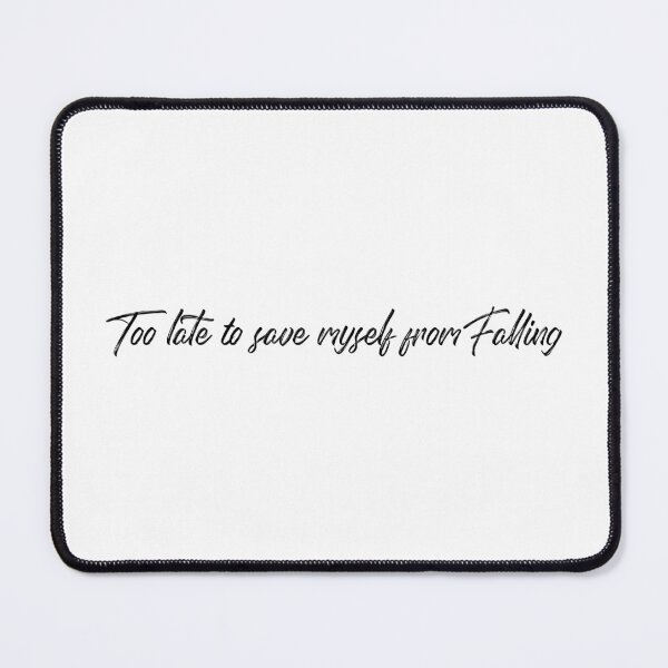 Item preview, Too late to save myself from falling (black) designed and sold by didijuca.