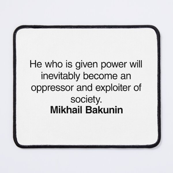Item preview, Mikhail Bakunin Communist Quote. Best Gift for a Mikhail Bakunin's Socialist Fan (Communism quotes). designed and sold by margaretgiles.