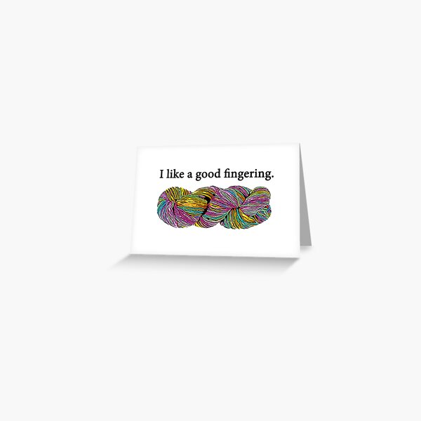 Colorful Yarn Greeting Card