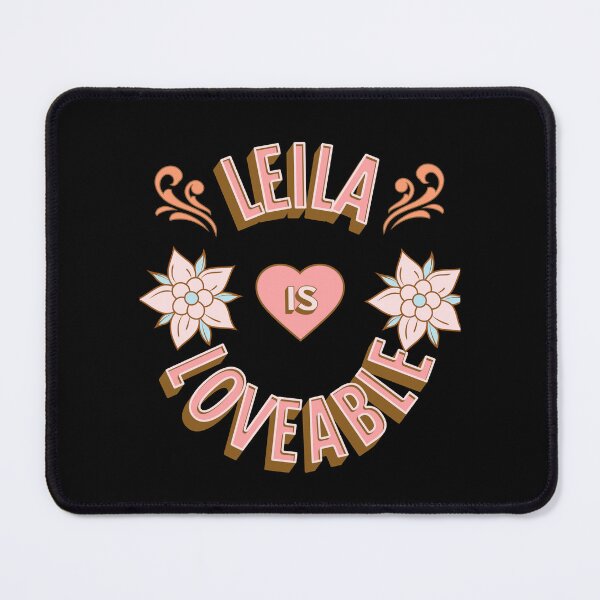 Item preview, Leila is Loveable - First Names - Birthday Gifts - Alliteration Fans designed and sold by epicthoughts.