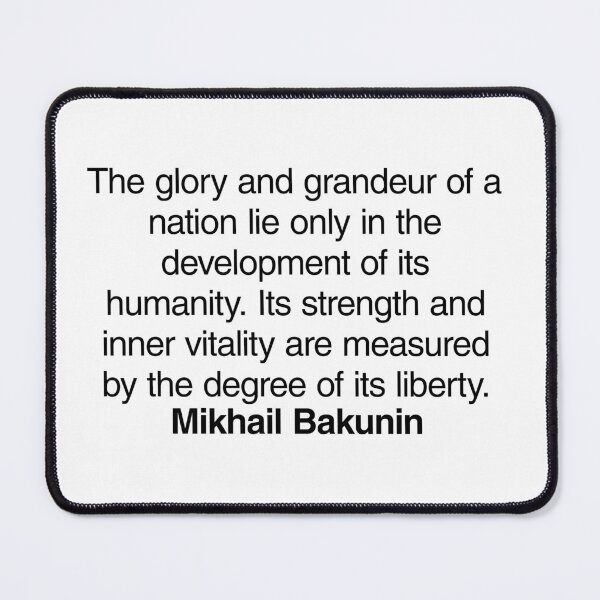 Item preview, Mikhail Bakunin Communist Quote. Best Gift for a Mikhail Bakunin's Socialist Fan (Communism quotes). designed and sold by margaretgiles.