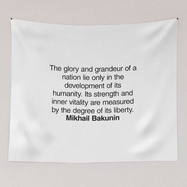 Item preview, Mikhail Bakunin Communist Quote. Best Gift for a Mikhail Bakunin's Socialist Fan (Communism quotes). designed and sold by margaretgiles.