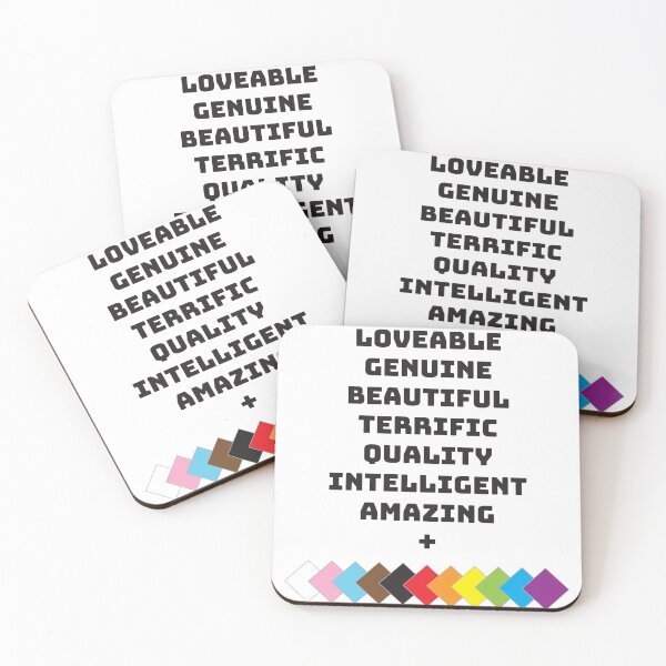Item preview, LGBT Acronyms designed and sold by BeJolley.