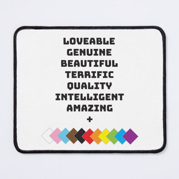 Item preview, LGBT Acronyms designed and sold by BeJolley.