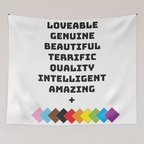 Item preview, LGBT Acronyms designed and sold by BeJolley.