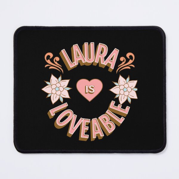 Item preview, Laura is Loveable - First Names - Birthday Gifts - Alliteration Fans designed and sold by epicthoughts.