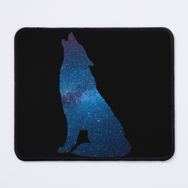 Item preview, Dusty Denim Galaxy Lone Wolf Howl designed and sold by MMwolfdogden.