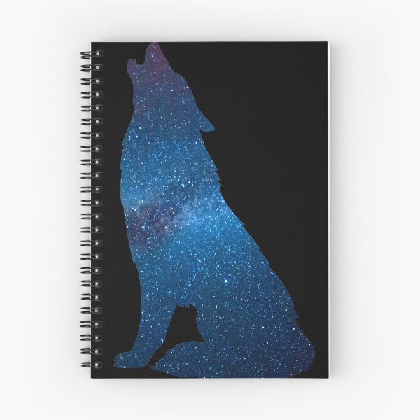 Item preview,  Dusty Denim Galaxy Lone Wolf Howl designed and sold by MMwolfdogden.