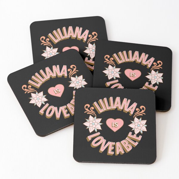 Item preview, Liliana is Loveable - First Names - Birthday Gifts - Alliteration Fans designed and sold by epicthoughts.