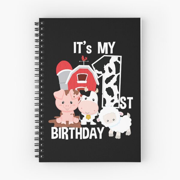 Item preview, Farm Animals 1 Year Old Its My 1st Birthday Party designed and sold by PameGraha.